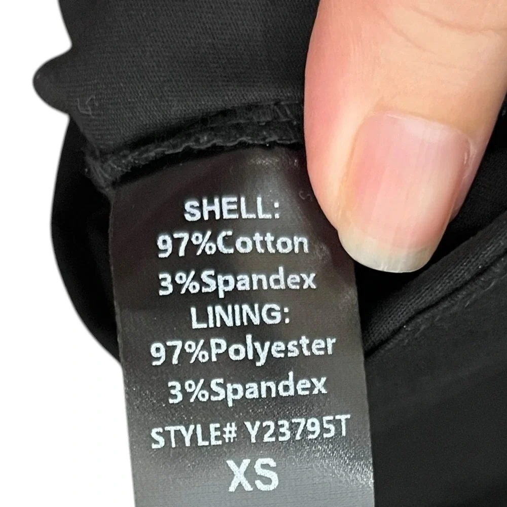 Tuckernuck Sydney Shift Dress Women's XS Black Utility Sleeveless Classic New - Picture 8 of 8